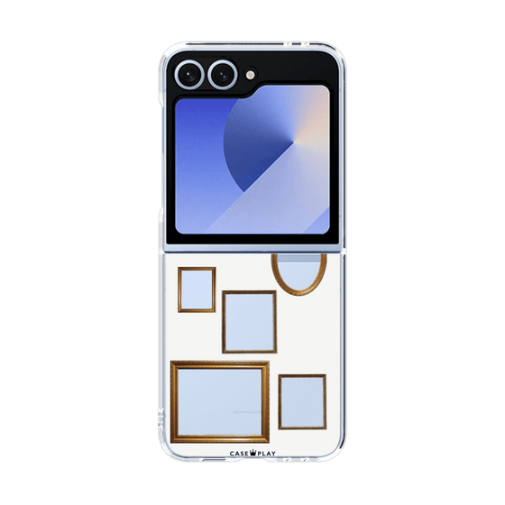 クリアケース［ Photo Frames - White ］