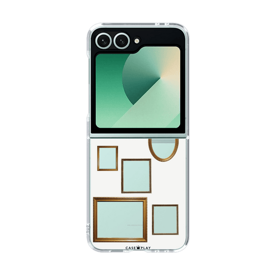 クリアケース［ Photo Frames - White ］