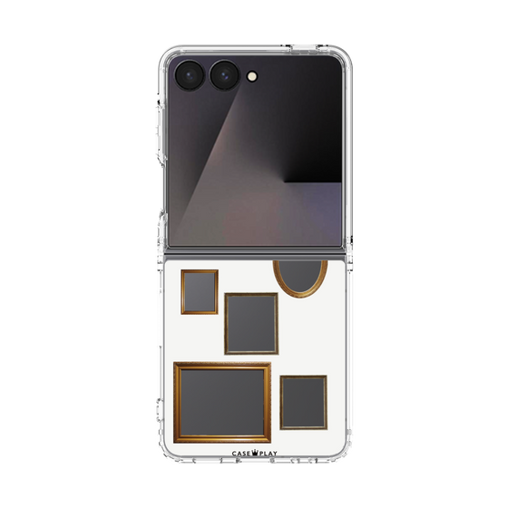 クリアケース［ Photo Frames - White ］