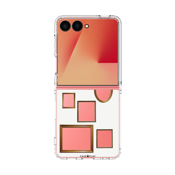 クリアケース［ Photo Frames - White ］