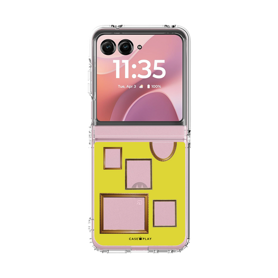 クリアケース［ Photo Frames - Yellow ］