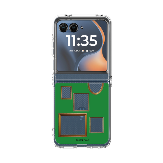 クリアケース［ Photo Frames - Green ］