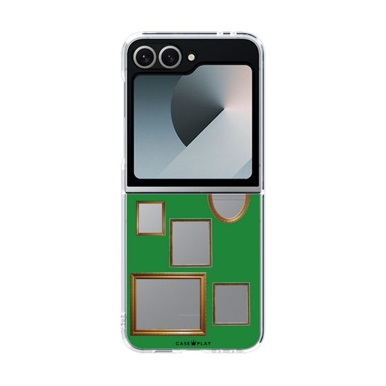 クリアケース［ Photo Frames - Green ］