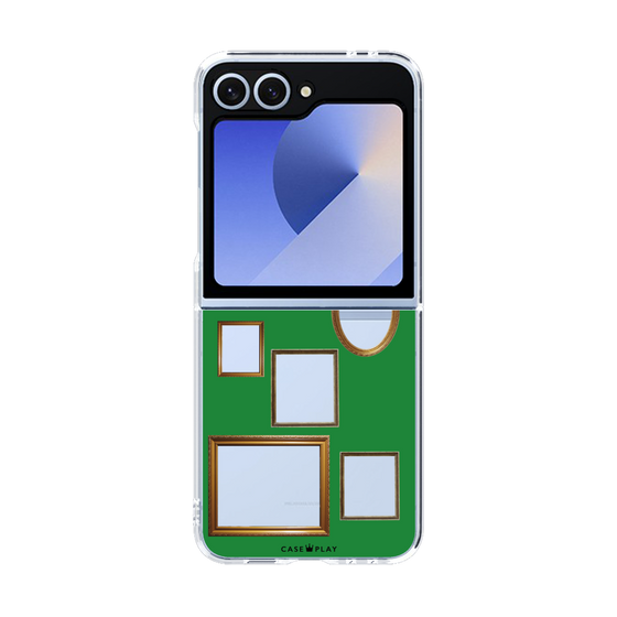 クリアケース［ Photo Frames - Green ］