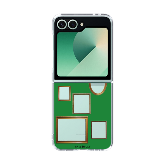 クリアケース［ Photo Frames - Green ］