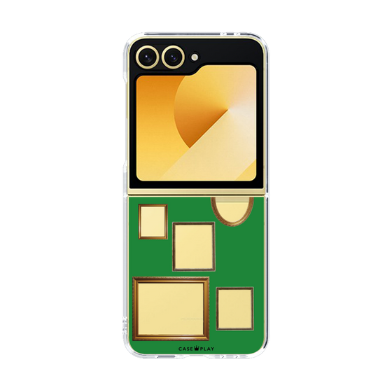 クリアケース［ Photo Frames - Green ］