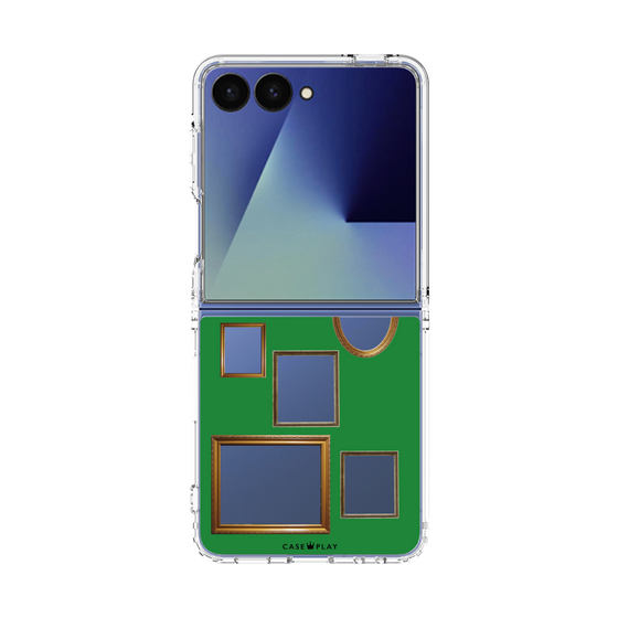 クリアケース［ Photo Frames - Green ］