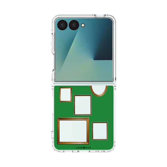 クリアケース［ Photo Frames - Green ］