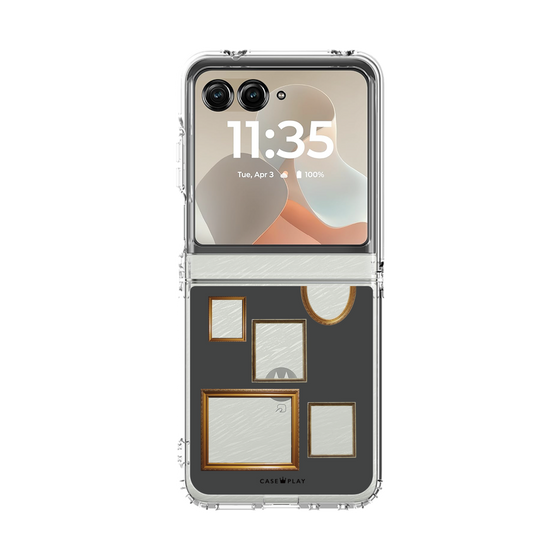 クリアケース［ Photo Frames - Gray ］