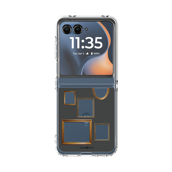 クリアケース［ Photo Frames - Gray ］