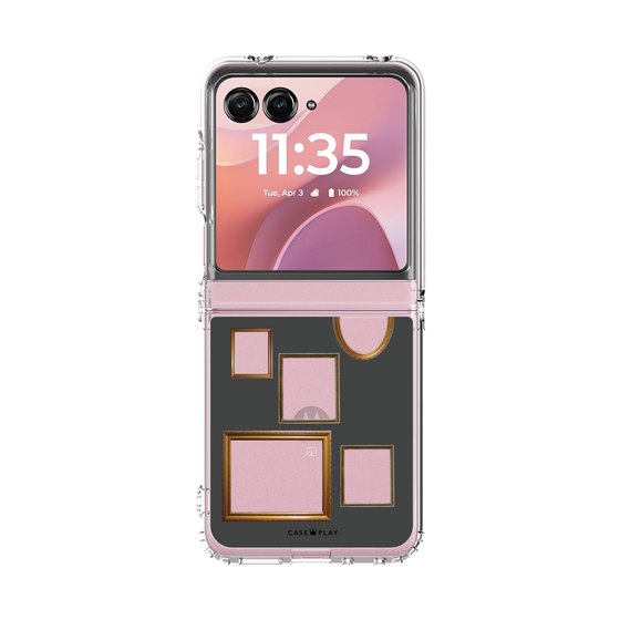 クリアケース［ Photo Frames - Gray ］