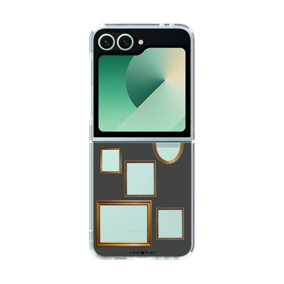 クリアケース［ Photo Frames - Gray ］