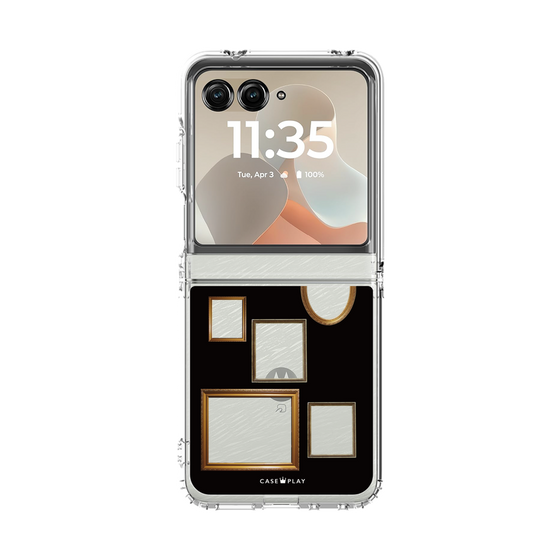 クリアケース［ Photo Frames - Black ］