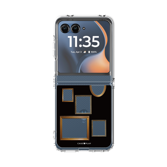 クリアケース［ Photo Frames - Black ］