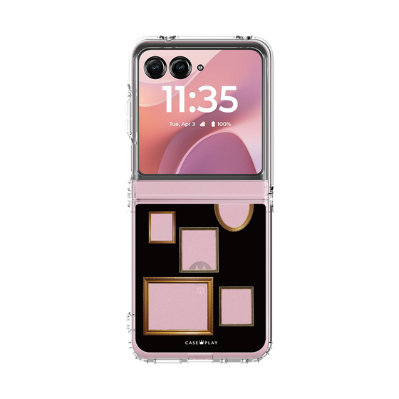 クリアケース［ Photo Frames - Black ］