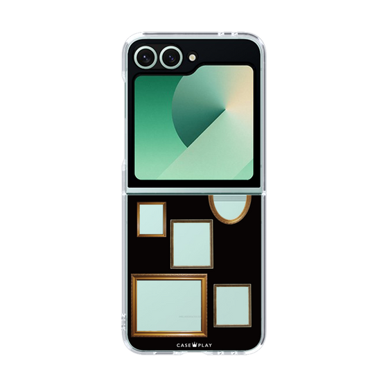 クリアケース［ Photo Frames - Black ］