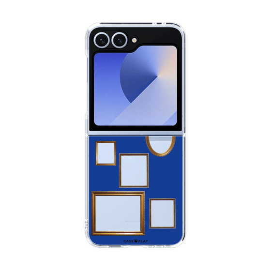 クリアケース［ Photo Frames - Blue ］