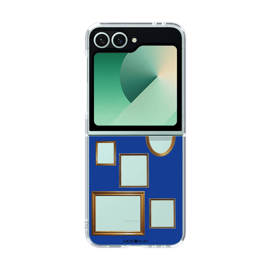 クリアケース［ Photo Frames - Blue ］