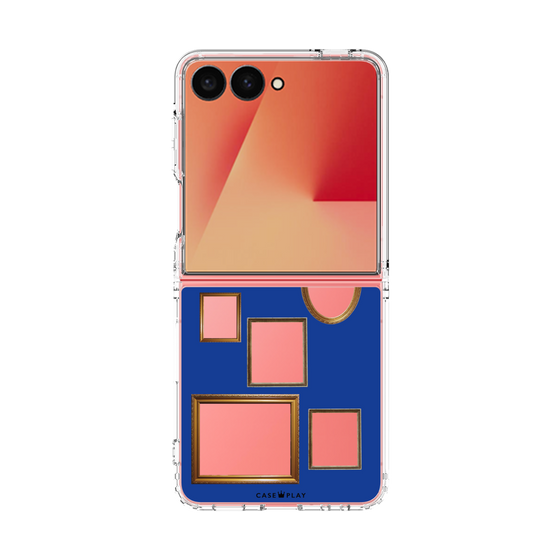 クリアケース［ Photo Frames - Blue ］
