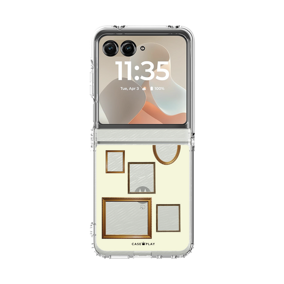 クリアケース［ Photo Frames - Ivory ］