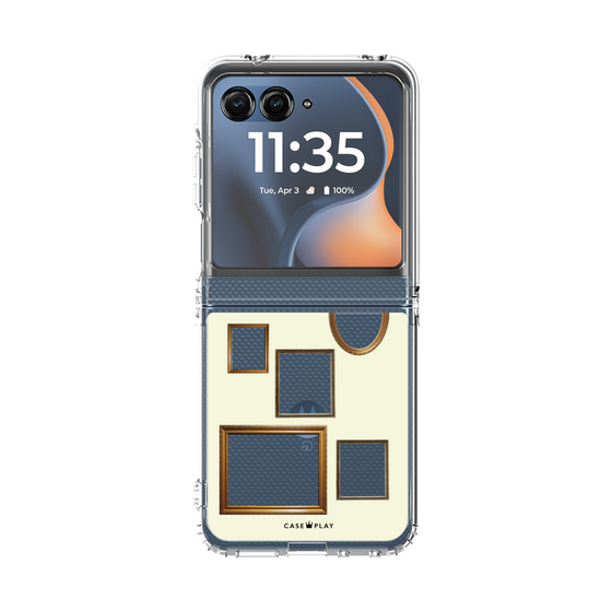 クリアケース［ Photo Frames - Ivory ］