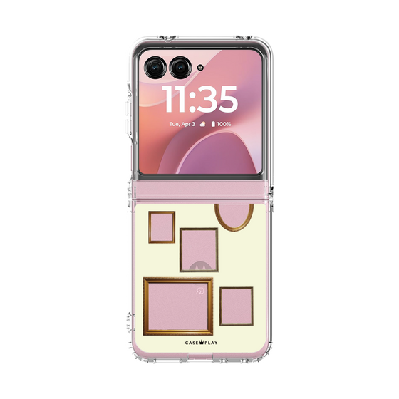 クリアケース［ Photo Frames - Ivory ］