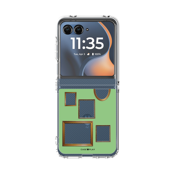 クリアケース［ Photo Frames - Light Green ］