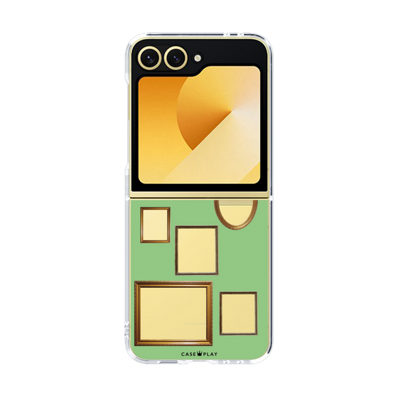 クリアケース［ Photo Frames - Light Green ］