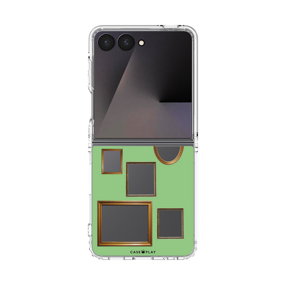 クリアケース［ Photo Frames - Light Green ］