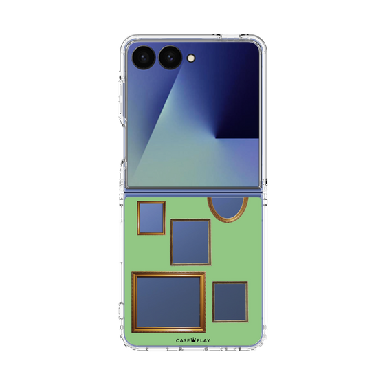 クリアケース［ Photo Frames - Light Green ］