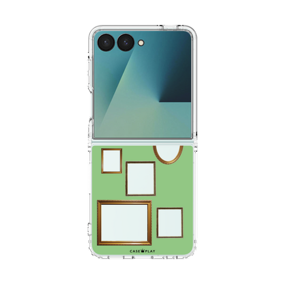 クリアケース［ Photo Frames - Light Green ］