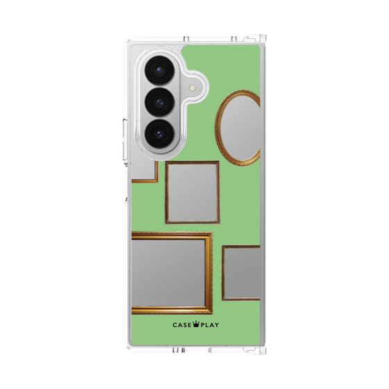 クリアケース［ Photo Frames - Light Green ］