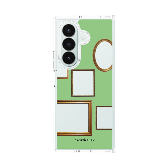 クリアケース［ Photo Frames - Light Green ］