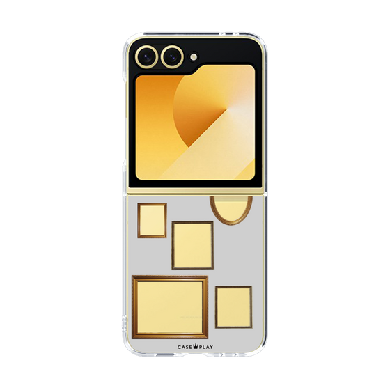 クリアケース［ Photo Frames - Light Gray ］