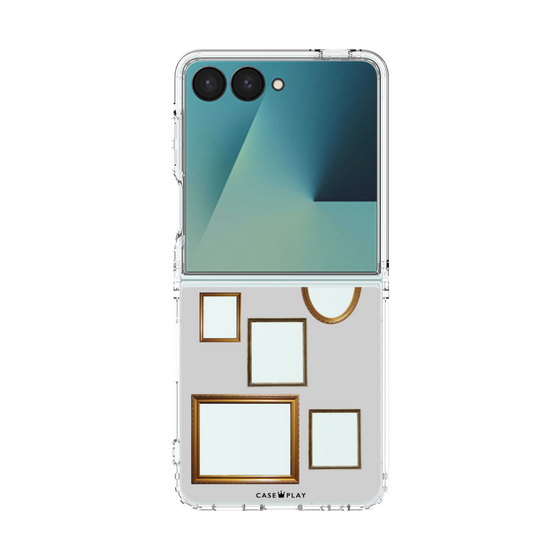 クリアケース［ Photo Frames - Light Gray ］