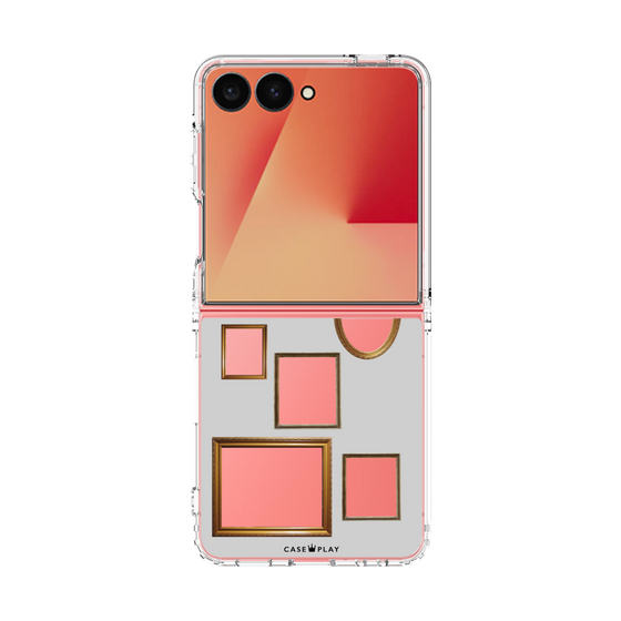 クリアケース［ Photo Frames - Light Gray ］