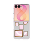 クリアケース［ Photo Frames - Light Gray ］