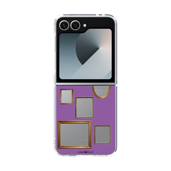 クリアケース［ Photo Frames - Purple ］