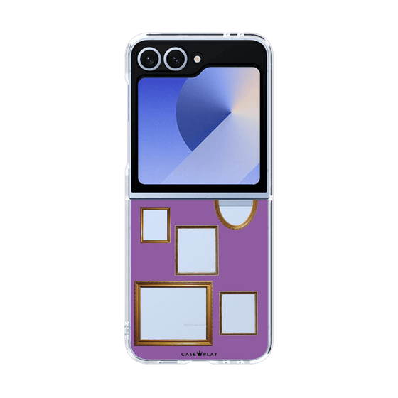 クリアケース［ Photo Frames - Purple ］