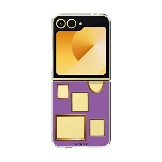 クリアケース［ Photo Frames - Purple ］