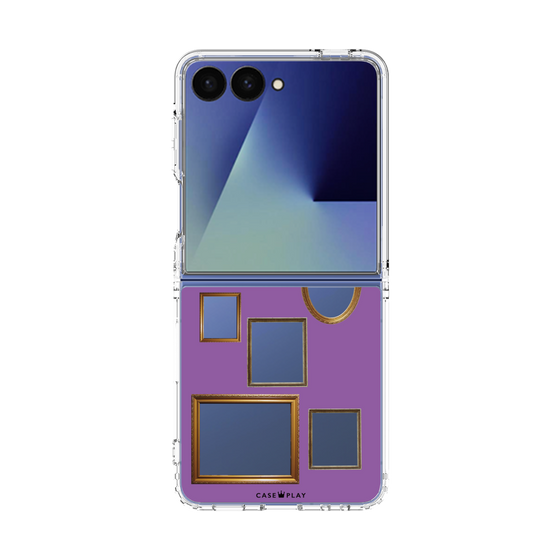 クリアケース［ Photo Frames - Purple ］