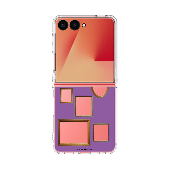 クリアケース［ Photo Frames - Purple ］