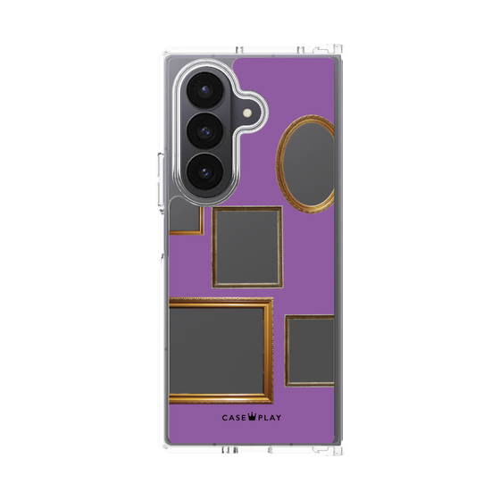 クリアケース［ Photo Frames - Purple ］