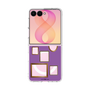 クリアケース［ Photo Frames - Purple ］