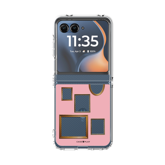 クリアケース［ Photo Frames - Pink ］