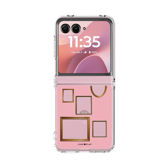 クリアケース［ Photo Frames - Pink ］