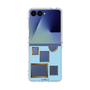 クリアケース［ Photo Frames - Light Blue ］