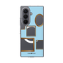 クリアケース［ Photo Frames - Light Blue ］