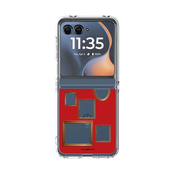 クリアケース［ Photo Frames - Red ］