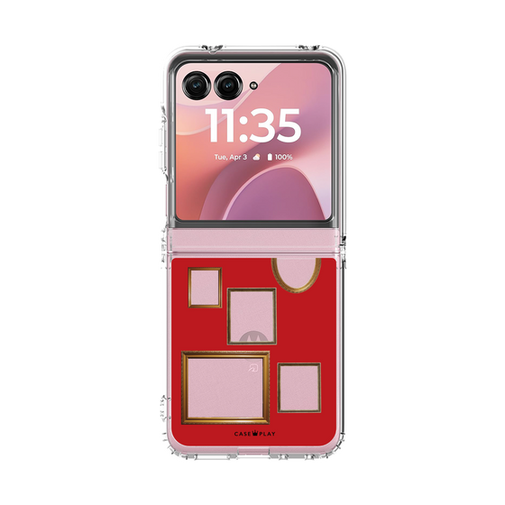 クリアケース［ Photo Frames - Red ］